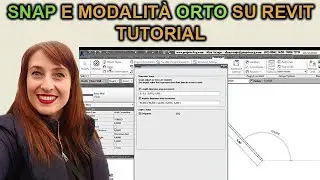 Snap e Modalit&agrave; ORTO su Revit Tutorial Ita