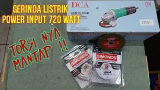 GERINDA LISTRIK DCA DCA type ASM15-100B || AMPUN TENAGANYA !!!