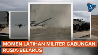 Momen Latihan Perang Rusia-Belarus, Aksi Jet Tempur Jatuhkan Bom