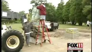 Jean Nicolet statue has a new home