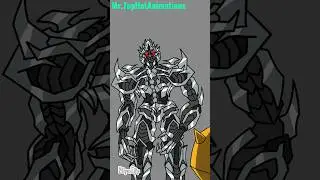 Bayverse Megatron meets G1 autobots #transformers #flipaclip #shorts #animation