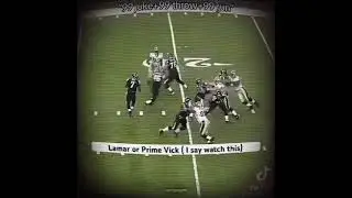Lamar Jackson vs Prime Michael Vick #nfl #michaelvick