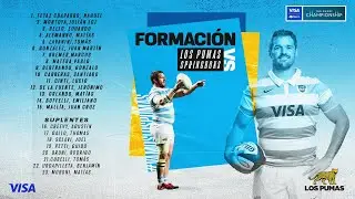 Formaci&oacute;n de Los Pumas vs. Springboks en Bs.As. #TRC2022