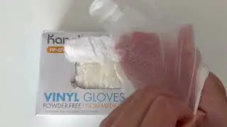 Karat [XL - 1,000 ct] Clear Vinyl Disposable Gloves, Powder-Free, Great Fit, #ad