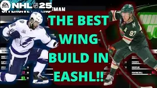 THE WING BUILD WILL COMPLETELY TRANSFORM YOUR GAME!! BEST WING BUILD NHL 25!!