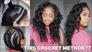 The EASIEST Crochet Body Wave Install You’ll Ever Do *Minimal Leave-Out!* ft. Ywigs