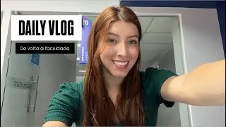 DAILY VLOG | sessão de estudos na faculdade + retorno às aulas
