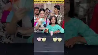 Fastest Falooda Drink Challenge pt.2 #shorts