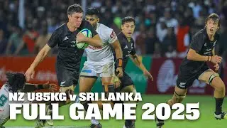 New Zealand Under 85kgs v Sri Lanka 2025 FULL GAME