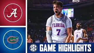 No. 23 Alabama Crimson Tide at No. 19 Florida Gators | Game Highlights | 2026 SEC Men's Basketball