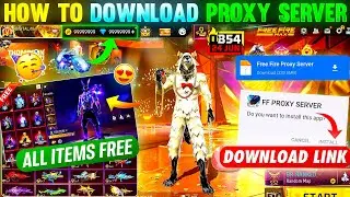 HOW TO DOWNLOAD PROXY SERVER IN FREE FIRE, HOW TO USE PROXY SERVER IN FREE FIRE, VIP PROXY SERVER