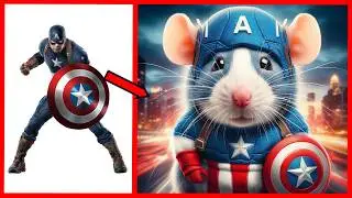 AVENGERS But RAT 🐭🔥 All Heroes (marvel & DC) 2024💥 Marvel DC Reforms