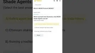 Binance  learn & earn  near protocol Qus ans #binance #near