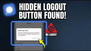 How To Signout of Signal App - Quick Tutorial [2025]