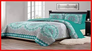 Great product -  Mk Collection 7pc Bedspread Quilt Over Size Medallion Elegant Design with Sheet Set