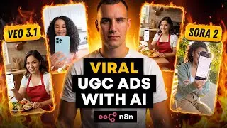 My AI UGC Factory Makes Infinite Ads for Mobile Apps (Sora 2, Veo 3.1 & n8n)