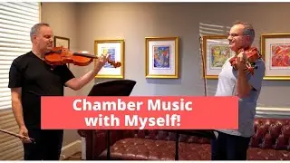 WF Bach Duet for Two Violas played by the Ronald Houston Duo. Can I play chamber music with myself?