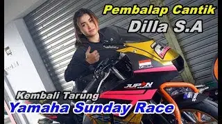 Pembalap Cantik Dilla SA Kembali Tarung di Yamaha Sunday Race 2019