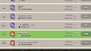 th12 vs th14 getting closer to the top 10 [CLASH OF CLANS]