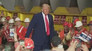 Trump promises to double the tariff on imported steel to 50%