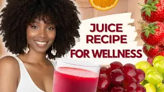 Strawberry Grape Citrus Juice: Refreshing Immune-Boost & Heart Health