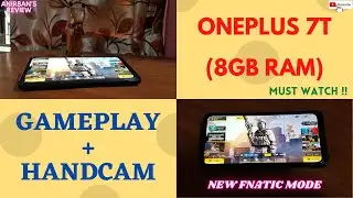 OnePlus 7T (Powerful 8GB RAM) [Gameplay + Handcam] Full Review! 🔥 | Best Smartphone for Gaming? 🕹️🔥