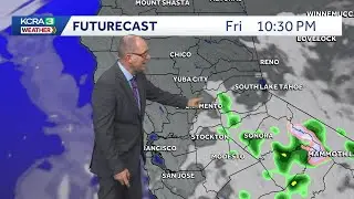 NorCal forecast: Lingering Foothills, Sierra showers Friday