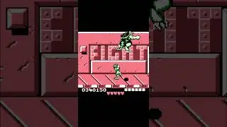 🕹️ Battletoads & Double Dragon (Game Boy) &mdash; Lvl 2 Босс Big Blag 🐀💥#Battletoads #DoubleDragon #Shorts