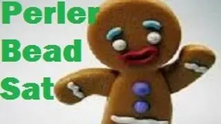 Perler bead Gingerbread man
