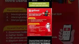 cara daftar gofood - cara daftar gobiz