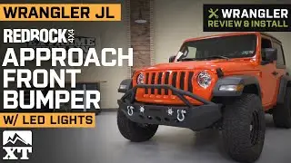 Jeep Wrangler JL RedRock 4x4 Approach Front Bumper w/ LED Lights Review & Install