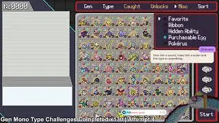 Gen 3 Mono Fire Challenge | (╯°□°）╯︵ ┻━┻ -