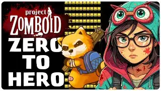I Attempt Project Zomboid's ZERO TO HERO Apocalypse Challenge in Build 42 (Day3)