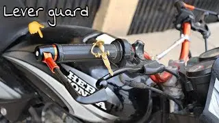 Best modification on handle bar | install lever guard for safety | useful video