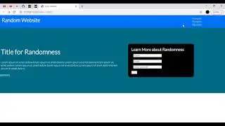 HTML & CSS to create a Website