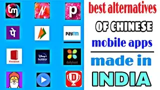 All MADE IN INDIA app list in 2020 || alternative of Chinese app || by @OCEAN TEK
