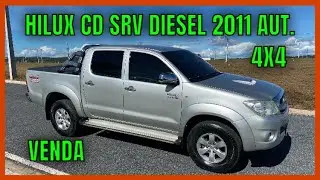PREÇO E KM HILUX CD SRV 3.0 TURBO DIESEL 4x4 AUTOMÁTICA 2011