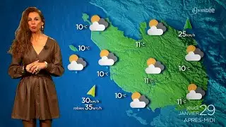 La météo de la Vendée du jeudi 29 janvier 2026 : temps instable et averses fréquentes