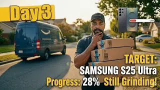 Amazon delivery day 3rd / 90 days challenge to buy Samsung s25 ultra #amazon #amazondelivery 