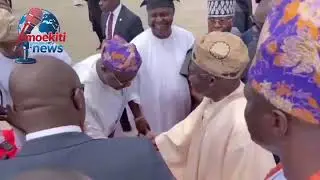 Drama between Tinubu and BAO at Ibadan Airport!*