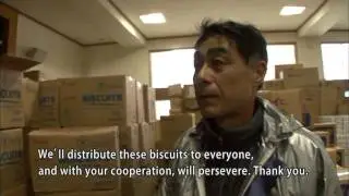 WFP response to the Japan earthquake : Kurara Chibana visits the disaster-hit area