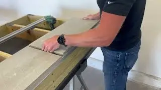 Easy Install! 3 Porcelain Tiles in 90 seconds! Mbrico Tile Deck Joist Framed System RAW VIDEO DEMO!
