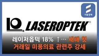 하루 만에 18% 떡상! 레이저옵텍 급등 분석