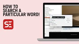 How to search a particular word in subtitle edit software [easy]
