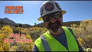 Cleaning Up A New Mexico Culvert To See If Any Gold Is Around!