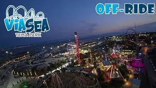 ViaSea Off-Ride Footage (60FPS), Istanbul Amusement Park by the Water | Non-Copyright
