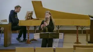Myrthe Limpens | G.Ph. Telemann - IV. Allegro - Sonata d-minor TWV 41:d4 | Recorder & BC