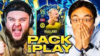 HE'S BOTTLED IT!!! TOTS Erling Haaland Pack & Play vs ItsJames!!!