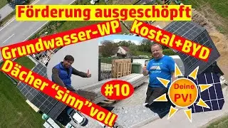 Deine Photovoltaik #10 - Förderung ausgenutzt: zwei Dächer voll belegt, Speicher und zwei Wallboxen.