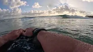 Supping Cylinder , Take the good with the bad . Boogie board & longboard